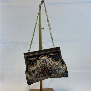 Floral Tapestry Evening Bag